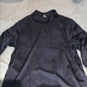 Banana Republic Blue Silk Shirt